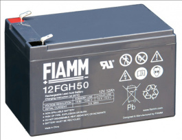 12FGH50, Lead-Acid Battery, 12 V 12 Ah, FIAMM
