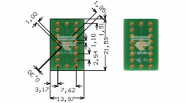 RE935-08R, Prototyping board FR4 Epoxide + chem. Au, Roth Elektronik