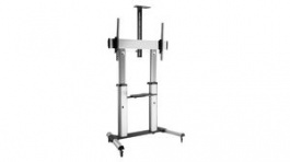 17.03.1261, Mobile TV Cart, 200x200/400x200/400x400/600x200/600x400/1000x600, 100kg, Roline