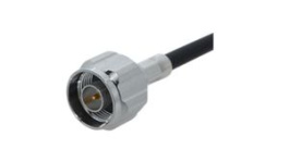 11 N-50-4-9/133 NE, RF Connector, N-Type, Brass, Plug, Straight, 50Ohm, Crimp Terminal, Huber+Suhner