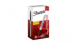 2077128 [24 шт], Marker Pen, Black, Permanent, Fine, 24pcs, Sharpie