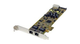 ST2000PEXPSE, PCI Express Gigabit Adapter Network Card, 2x RJ45 10/100/1000, PCI-E x1, StarTech