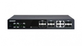 QSW-M1204-4C, Ethernet Switch, RJ45 Ports 4, Fibre Ports 12SFP+, 10Gbps, Managed, Qnap