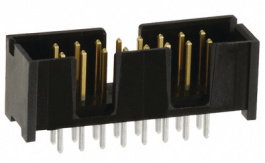 5103309-3, Pin header DIN 41651 16, Male, TE Connectivity