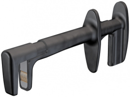 66.9435-21, Щуп-зажим; "крокодил"; 32А; 1кВDC; черный; 4мм, Staubli (former Multi-Contact )