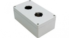 1554PB2, Watertight Pushbutton Enclosure, 30.75 mm, Polycarbonate, Hammond