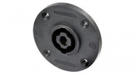 NL4MPRXX, Chassis Connector, Grey, 4 Poles, Neutrik