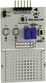 AC103011, Макетная плата PIC10F32x, Microchip