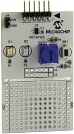 AC103011, Средство разработки: демонстрационный; PIC10F322, Microchip