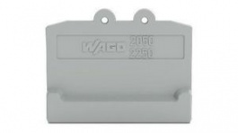 2050-391, End Plate, Grey, 25.2 x 32.1mm, PU%3DPack of 25 pieces, Wago