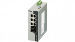 FL SWITCH 3006T-2FX, Industrial Ethernet Switch 6x 10/100 RJ45 / 2x SC (multi-mode), Phoenix Contact