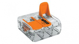 221-613, Клеммник монтажный; 221; самозажимная клемма; 0,5?6мм2; 450В; 41А, Wago