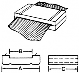2X43-651P2, Split ferrite 34.8 mm 200 Ohm @ 100 MHz, Amidon