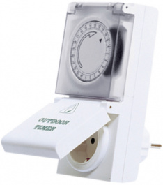 852.102, Timer for wall outlet DE -, Bachmann