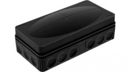 COMBI 116/5 BK, Junction Box 152x76x51mm Black Polypropylene IP66, WISKA LTD