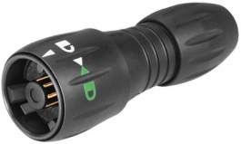 99 0771 001 08, Male cable connector NCC 770 Poles=8 Male, Binder