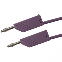 MLN 100/2.5 VIOLETT / VIOLET, Test lead diam. 4 mm Violet 100 cm 2.5 mm2 CAT I, SKS Kontakttechnik