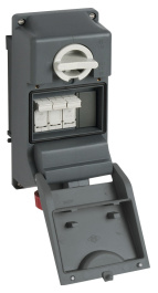 TM 1664 SIS, TM.. SIS/KSIS, sockets, interlocked socket-outlets, CH 10x38 fuse carrier, ILME