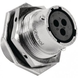 RT0712-3SNH, Разъем: круглый; "мама"; Серия: RT360; Корп: размер 12; IP67; PIN:3, Amphenol