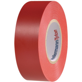 HTAPE-FLEX15RD-19X25, Изоляционные ленты ПВХ HelaTape Flex 15 красный 19 mmx25 m, HellermannTyton