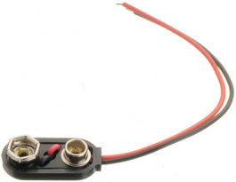 BS-IR, Battery holder 1 x 9 V 100 mm, COMF