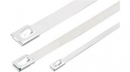 RND 475-00732 [50 шт], Stainless Steel Cable Tie with Ball Lock 360 mm Pack of 50 pieces, RND Cable