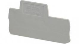 3040096, D-STTB 2,5/ 2P End plate, Grey, Phoenix Contact