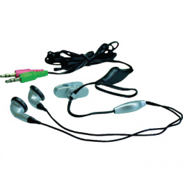 MX-SNET104, Mini earphone, stereo with microphone, Maxxtro