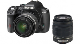 10893, K-50 Double Lens Kit Bundle Black, Pentax