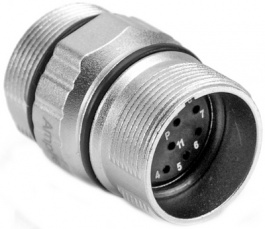 MA1JAP1200, Extension (cable receptacle) 12P 12P, Amphenol