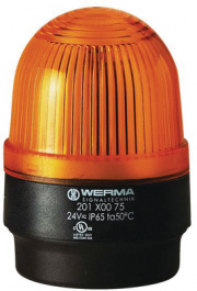 20230068, Flashlight, yellow, WERMA Signaltechnik