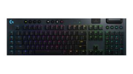 920-008955, LightSpeed RGB Gaming Keyboard, GL Linear, G-Keys, G915, DE Germany, QWERTZ, USB, Cable/Wireless/Bluetooth, Logitech