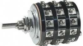 TS3N, Rotary Switch 3-Pole 11-Pos 30° Screw Terminal, NKK Switches (NIKKAI, Nihon)