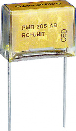 PMR205AB6220M220R30, RC combination 0.22 uF 220 Ohm 125 VAC 250 VDC, Kemet