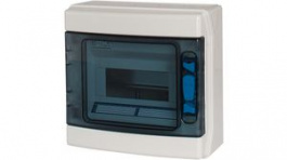IKA-1/8-ST, Distribution Board Enclosure, 238 x 115 x 231 mm, Grey, Clear, ABS, IP65, IKA, Eaton