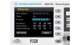 NGE-K101, Ethernet Remote Control, ROHDE & SCHWARZ