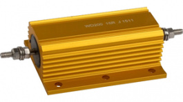 RND 155200 R10 J, Wirewound Resistor 0.1 Ohm&nbsp;&nbsp;±&nbsp;&nbsp;5 % 200 W, RND Components