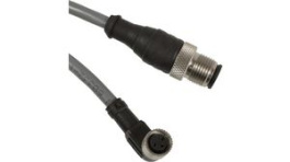 DR03GW100 SL358, Соединительный кабель; M12,M8; PIN: 3; 5м; вилка; 63ВAC; 2,7А; IP67, Alpha Wire