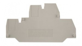 1816110000 [50 шт], End Plate, 80.5x2.5mm, Dark Beige, Weidmuller