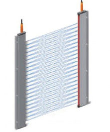 F3E-35-8120-T6, Световой барьер, 5м, шаг 47мм, свободные от потенциала выходы, зона обнаружения, Omron