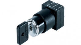 3SB3000-3DJ11, Key Switch I-0-II, Lock O.M.R. 73034, Latching function, Siemens