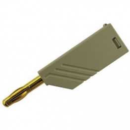 LAS N WS AU GREY, Plug diam. 4 mm grey, SKS Kontakttechnik