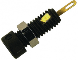 MBI 1 AU SCHWARZ / BLACK, Socket diam. 2 mm Black CAT I, SKS Kontakttechnik
