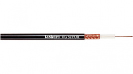 RG59 PUR [100 м], Coaxial Cable&nbsp;&nbsp; 1 x75 Ohm black, Tasker