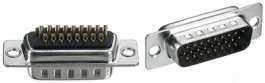 ET50-78P, D-Sub high-density plug 78P, FCT