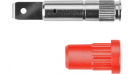 EPB 6792 Ni / FST 4.8x0.8 / RT, Press-in Socket diam 4 mm red, Schutzinger