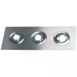 62515303, LED recess-mounted frame angular 3x, Barthelme