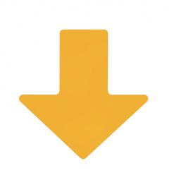 104415 [100 шт], Floor Arrows 104415, Brady