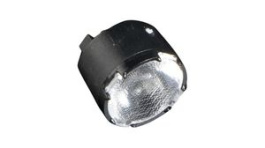 FP16609 LISA3CSP-W-PIN, Lens Assembly, Black / Clear, 10 x 7.2mm, Round, 35°, LEDIL