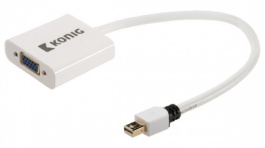 KNM37850W02, Monitor cable 0.2 m White, KONIG